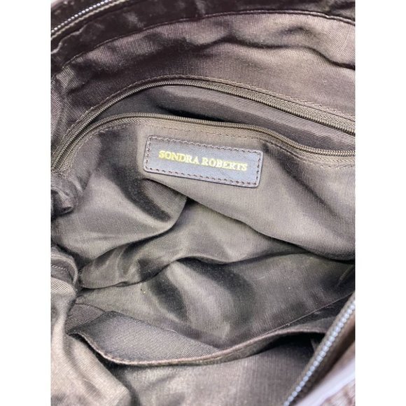 Sondra Roberts Brown Leather Handbag - Picture 16 of 16